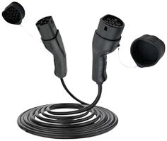 Ladekabel E-Mobility ROLINE Mode 3 T2/T2 11kW 16A 3L schwarz 7.5m