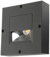 LED-Anbauleuchte SG Callisto 3W 130lm 827 IP65 DIM 110×110mm anthrazit