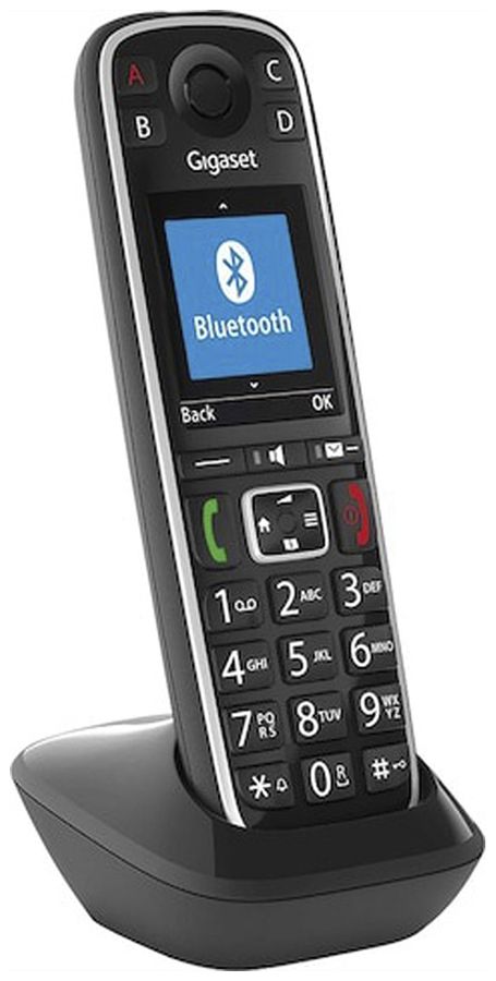 Telefon schnurlos Gigaset E720HX 14h Freisprechen CLIP schwarz