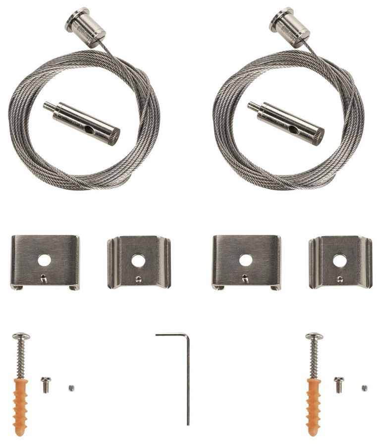 Drahtseilabhängung SLV für Stromschienen EUTRAC/S-TRACK/1-phasig, 5000mm, 2 Stk