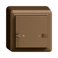 Poussoir AP ZEP variateur univ. 1c/1t avec LED EDIZIOdue coffee