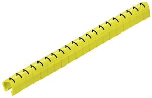 Leitermarkierer Weidmüller CLI C MP für Ø4…5mm 3×6mm Aufdruck: 0, gelb