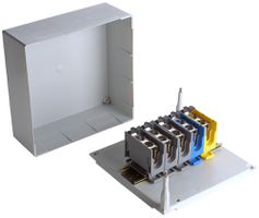 Abzweigdose Woertz 3LNPE 5×35mm² 160×160×62mm hellgrau