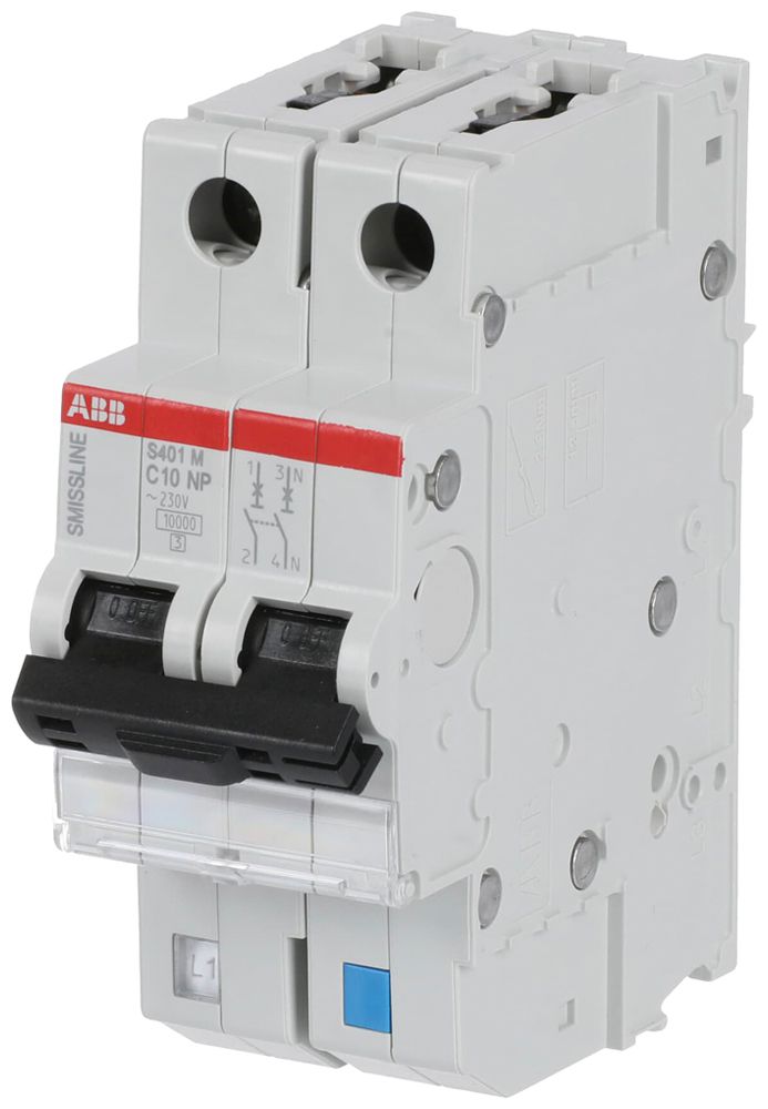 Disgiuntore SMISSLINE TP S 2×10A C 10kA NP