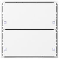 Aufsatz zu Tastsensor ABB SIDUS KNX Design ZE-Typ, 2/4, weiss glänzend