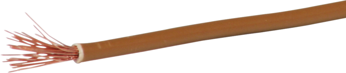 T-Litze 1mm² braun Eca, Spule à 200m