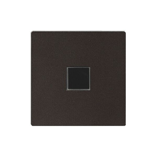 Abdeckset EDIZIOdue elegance für 1×Taster moca