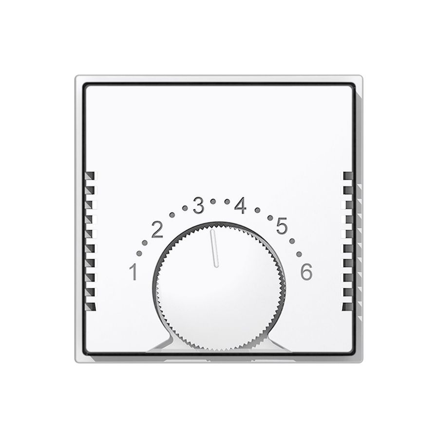 Frontset SIDUS zu Temperaturregler weiss glänzend