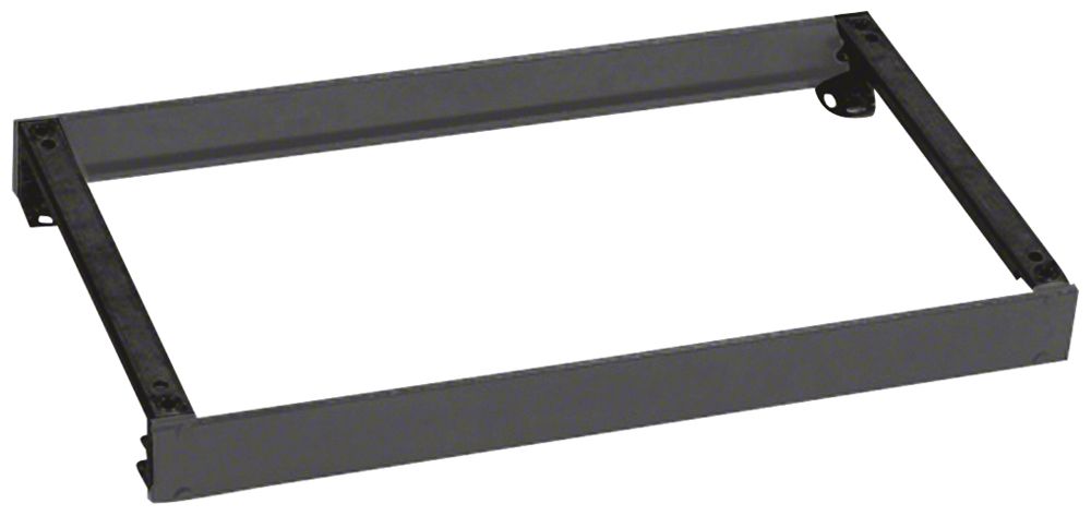 Socle Hager FZ916WE 1599×100×375mm complet noir acier