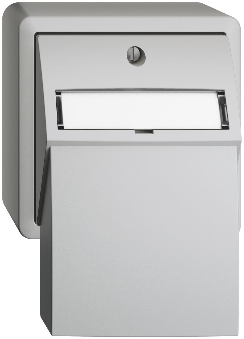 Kit de montage AP Edue, avec capot d.sortie droite, pour 2×Keystone, gris clair