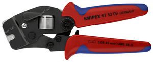 Crimpzange KNIPEX Selbsteinstellend für Aderendhülsen 190mm