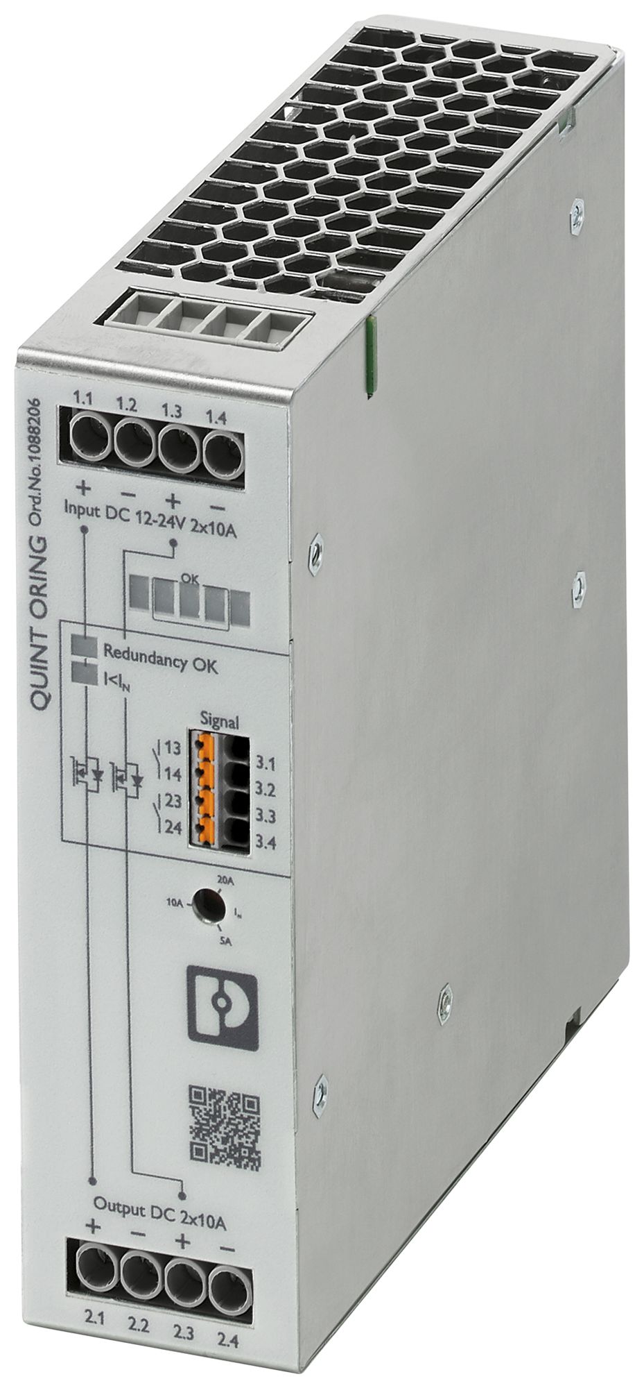 Modulo di ridondanza PX QUINT4-ORING/12-24DC/2X10/2X10