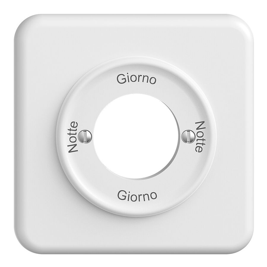 Kit front. Notte-Giorno-Notte-Giorno STANDARDdue 90×90mm blanc