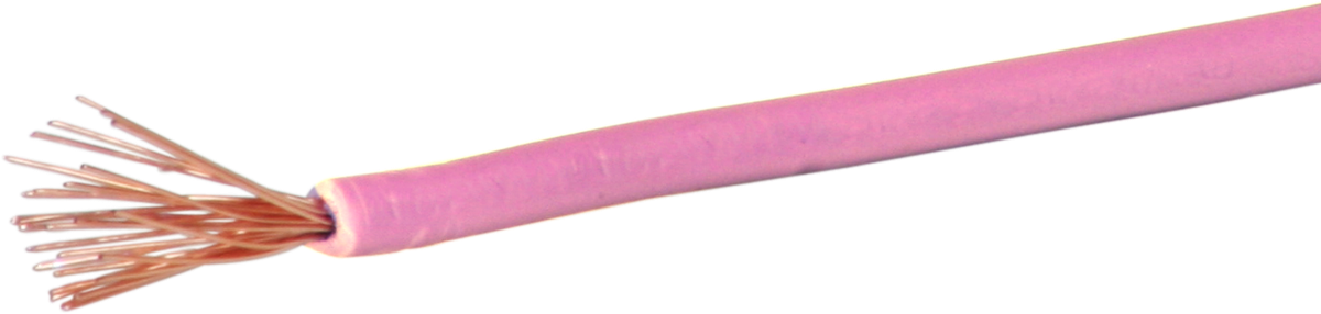 T-Litze 1.5mm² rosa Eca, Spule à 100m