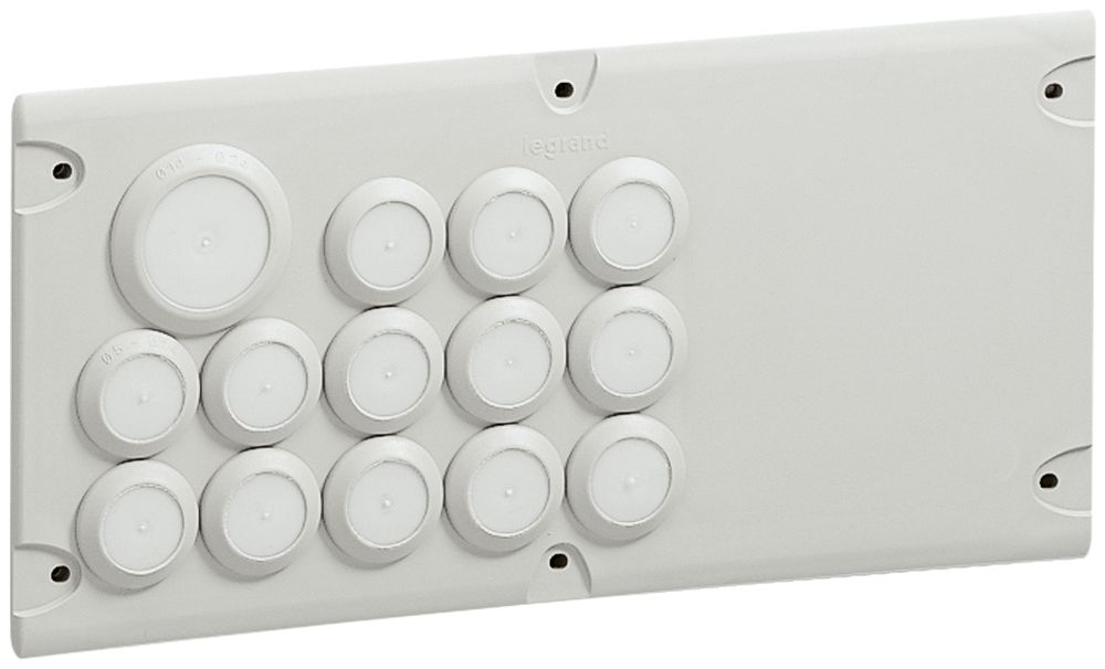 Flanschplatte Cabstop 14 Einführungen 201×147mm