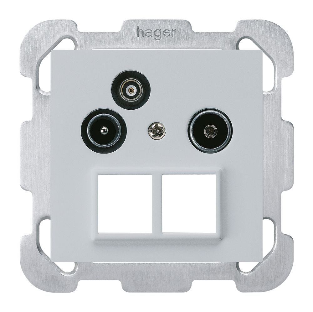 UP-Antennendose R/TV-Daten kallysto HMS B 2GHz 14db hellgrau