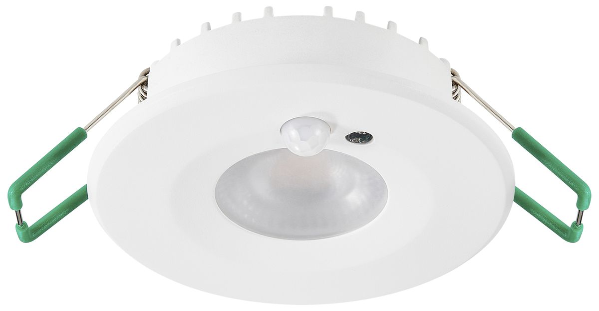 EB-LED-Spot Sylvania START PIR 1×10W 1050lm 827/830/840 IP65 50° Ø86mm weiss