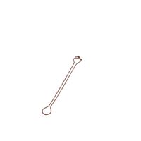 Fascetta 140 mm, acciaio, ramato, Ø 1.1 mm, 1000 pezzi