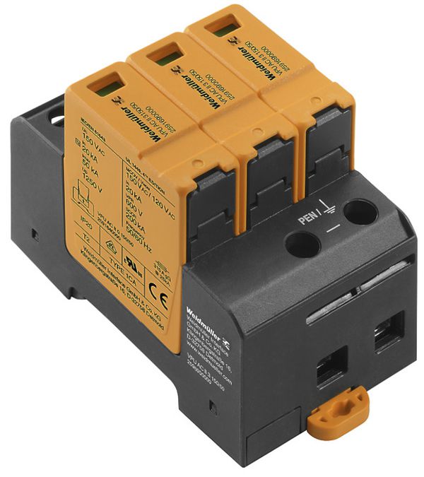 Parasurtension Weidmüller VPU AC II 3 150/50