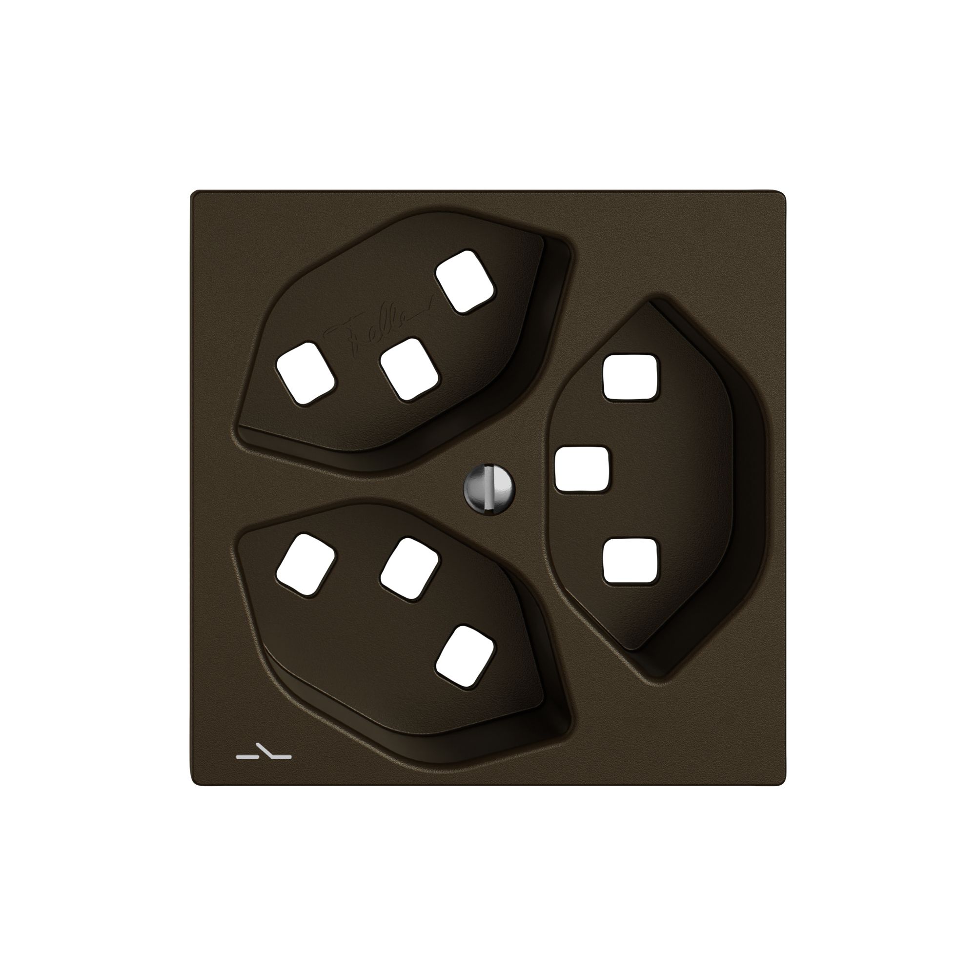 Montageset EDIZIO.liv SNAPFIX® für 3×T23 getrennt br