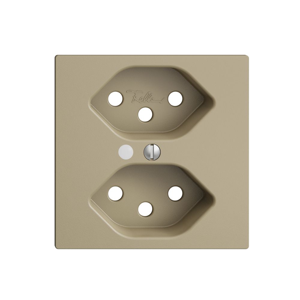 Kit frontal EDIZIOdue sand 60×60mm 2×T13, lentille,