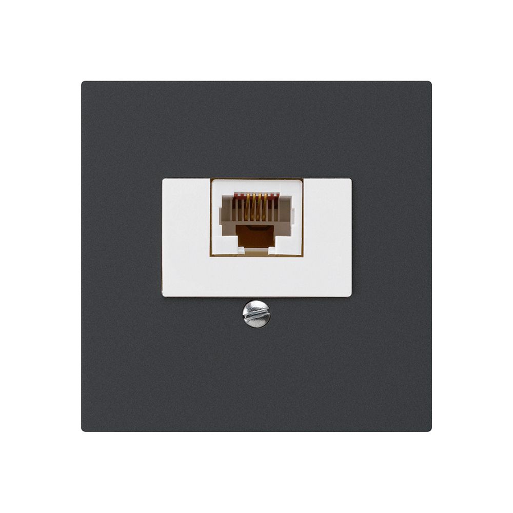 Einsatz zu Anschlussdose kallysto 1×RJ45u schwarz