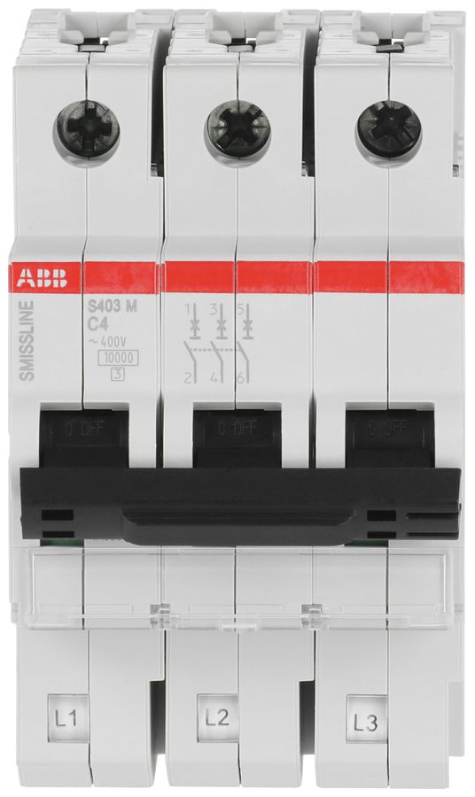 Disgiuntore SMISSLINE TP S 3×4A C 10kA