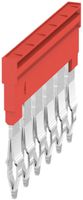 Connessione trasversale Weidmüller ZQV 4N/6 inserito 6L 6.1mm isolato 32A rosso