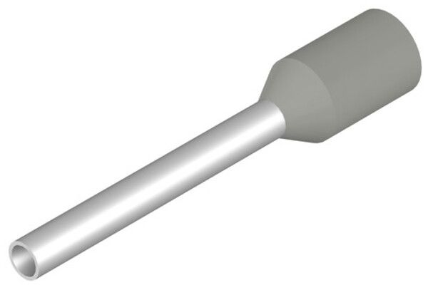 Estremità di cavo Weidmüller H isolata 0.75mm² 12mm grigio DIN sciolto