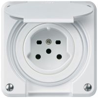 UP-Steckdose robusto Typ 15 weiss für Kombination