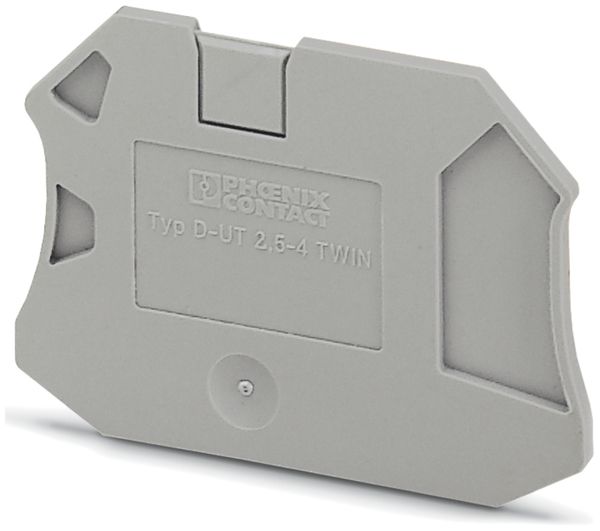 Deckel Phoenix Contact L=57.8mm, B=2.2mm H=43mm, grau