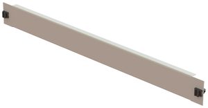 Blindplatte 19" Schnellverschluss 1HE Stahl grau