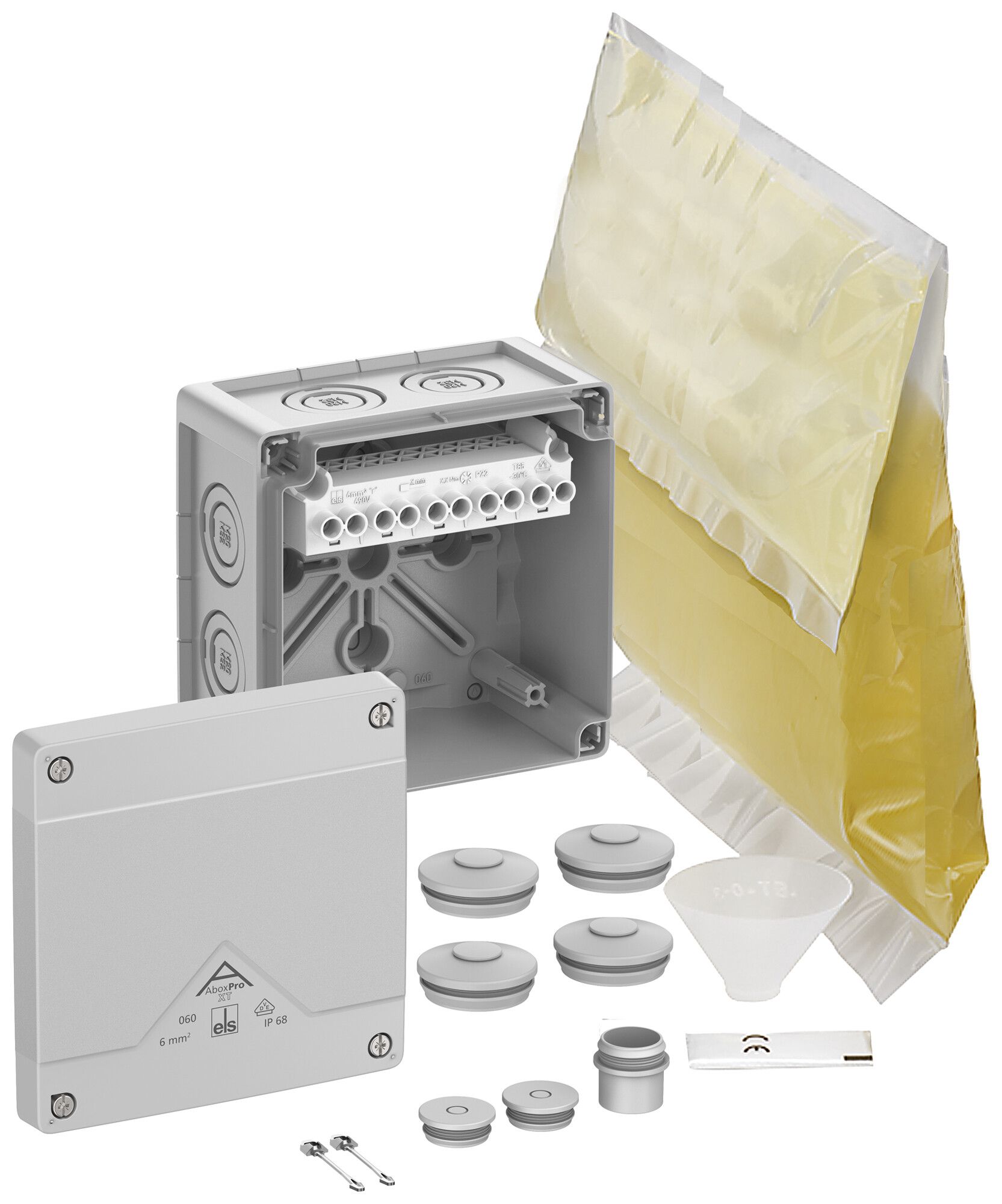 Boîte de dérivation AP Spelsberg Abox Pro XT-6² 127×127×75mm IP68 gr