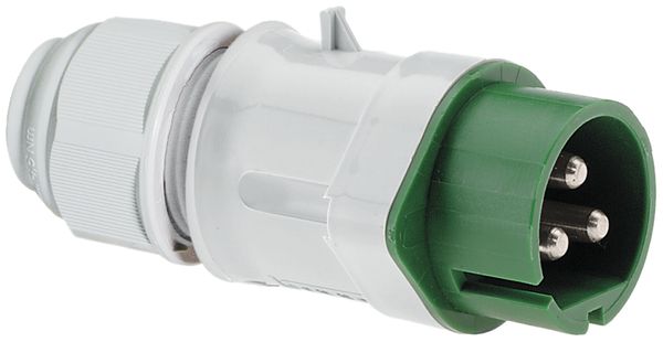 Fiche mobile CEE Bals 3P 32A <50V 4h vert IP44 nic.bor.à vis