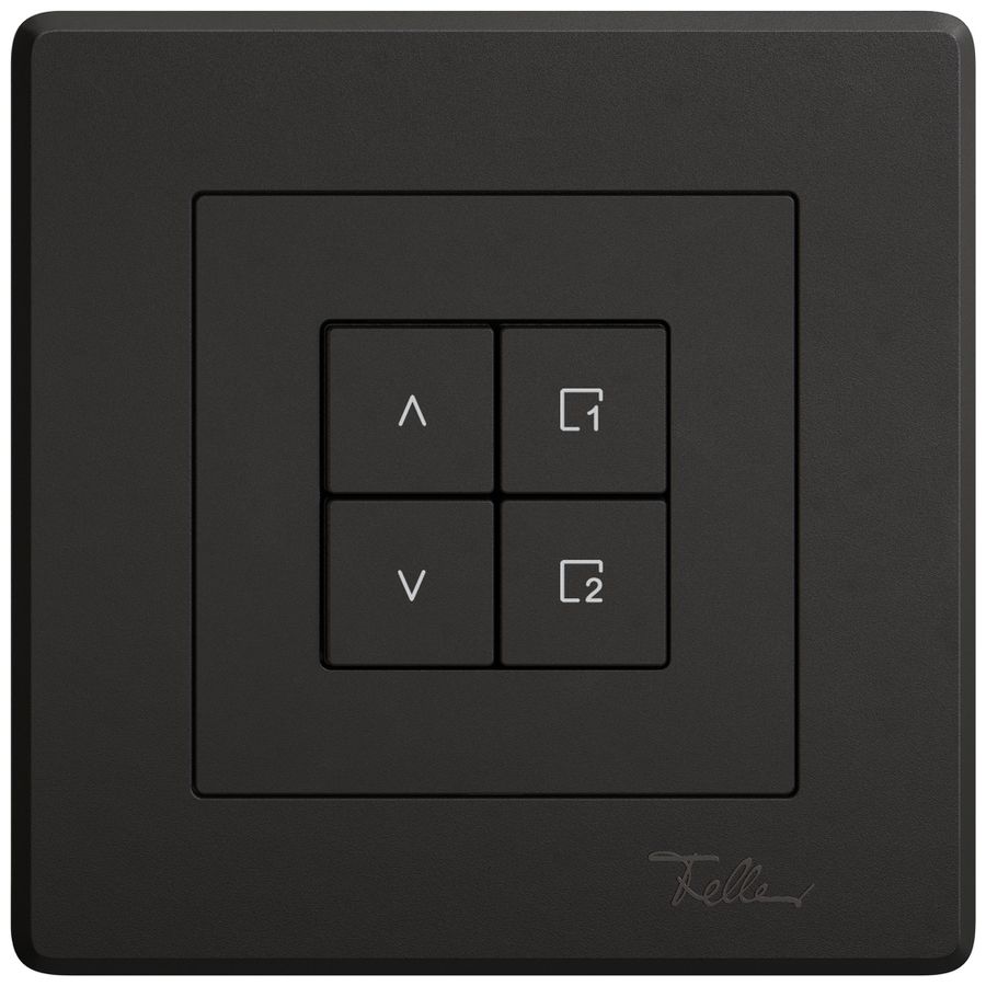 Station secondaire stores ENC EDIZIO.liv Wiser SNAPFIX® 1 scène 4 touches no