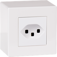 AP-Steckdose ATO T23 weiss Gr.I