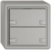 AP-KNX-Taster RGB EDIZIO.liv SNAPFIX® Temperaturfüh.RGB-LED 2×T 2-Tbed.hgu