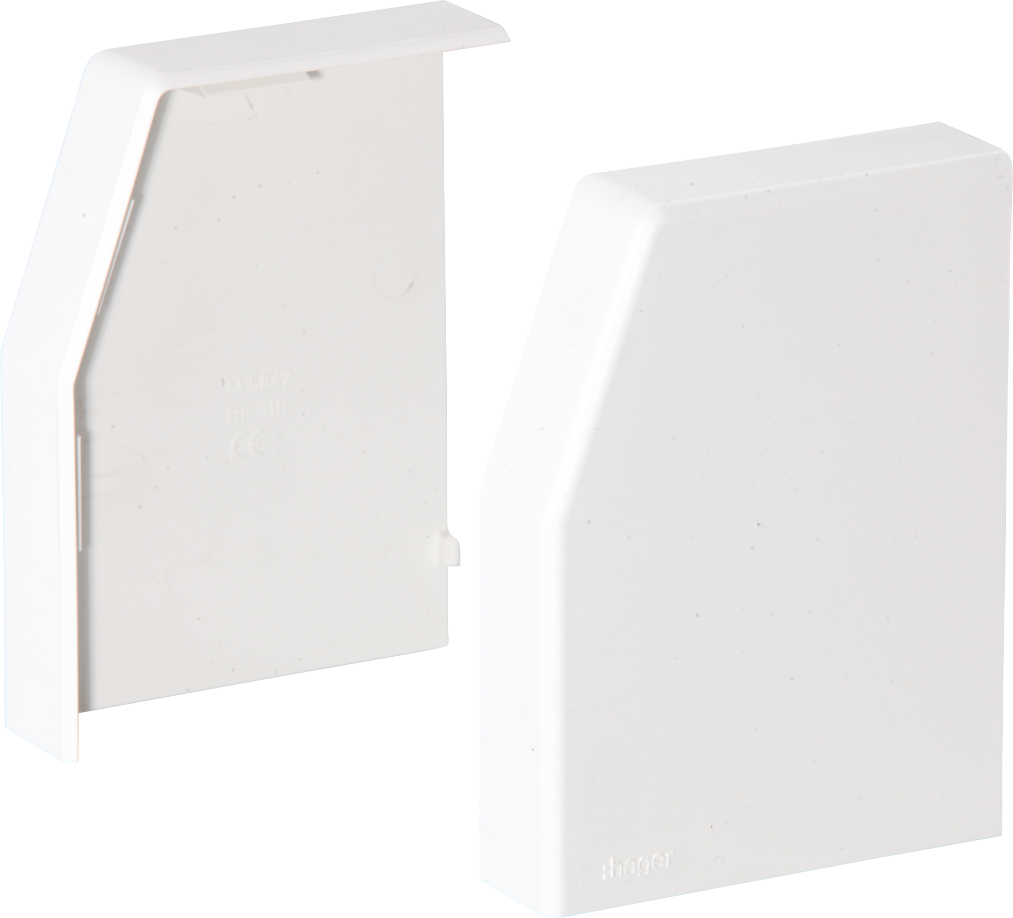 Endkappe tehalit RK 110×80mm reinweiss