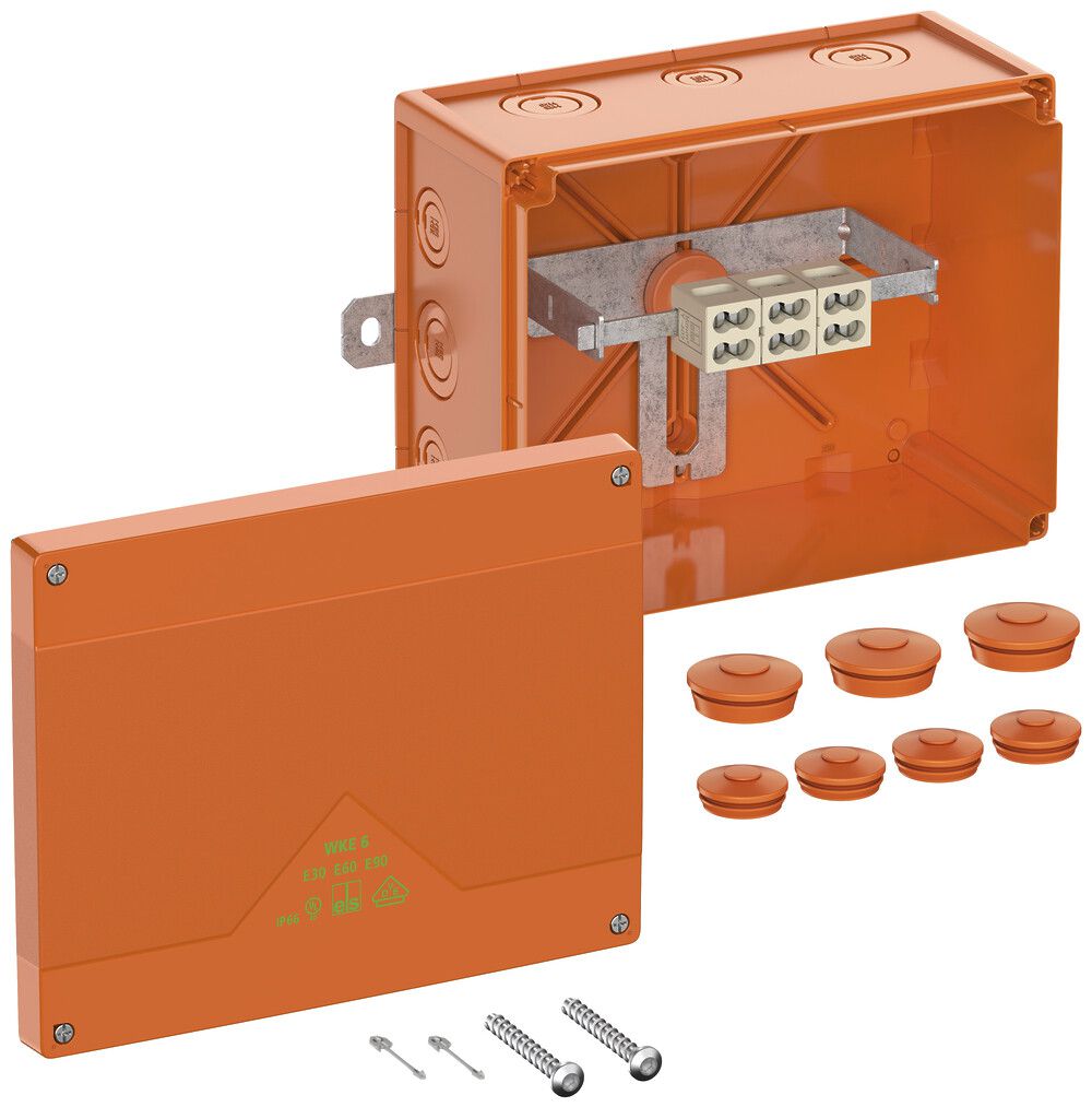 Boîte de dérivation AP Spelsberg WKE 6 Duo 3×16mm² E90 250×200×120mm IP66 or