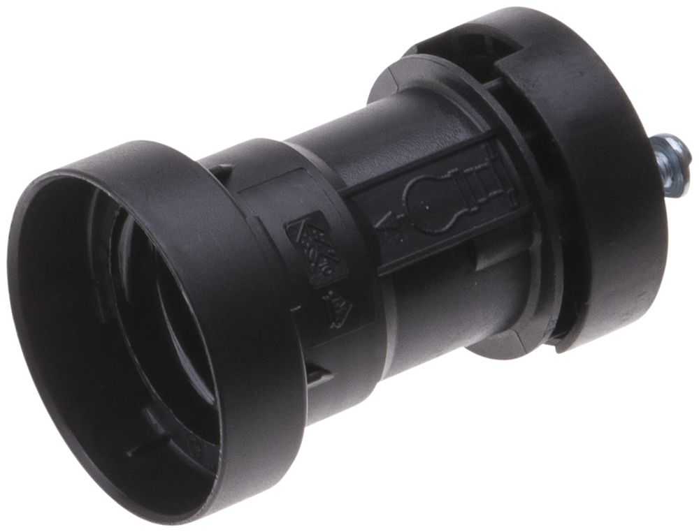 Illuminationsfassung E27 SEV 13.5×5.5mm schwarz