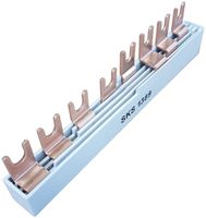 Kammschiene Meterware SKS1389, oben, E-Typ, 4L, 8 TE, 10mm², 63A, 140mm