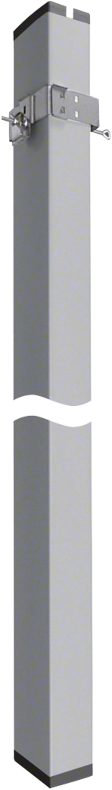 Deckenanschlusssäule tehalit DA200 2× Klemmtechnik H=2.8m Aluminium eloxiert