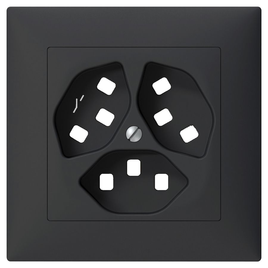 Kit frontal SIDUS B pour 3×T23/1 anthracite