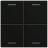 Wippe MDT BE-TAL60W416.01 1T/4B f.Sensortasten schwarz matt "neutral"