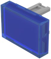 Cofano pressione EAO31 15×21mm transparente, blu