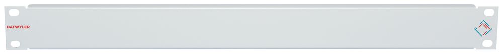 Placca cieca 19" Dätwyler RACK 1UA alluminio grigio