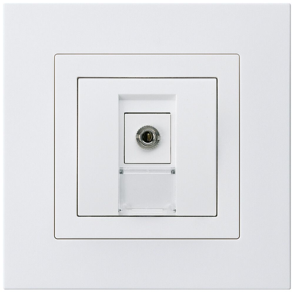 Presa di raccordo INC kallysto.pro Jack Connector 3.5mm bianco
