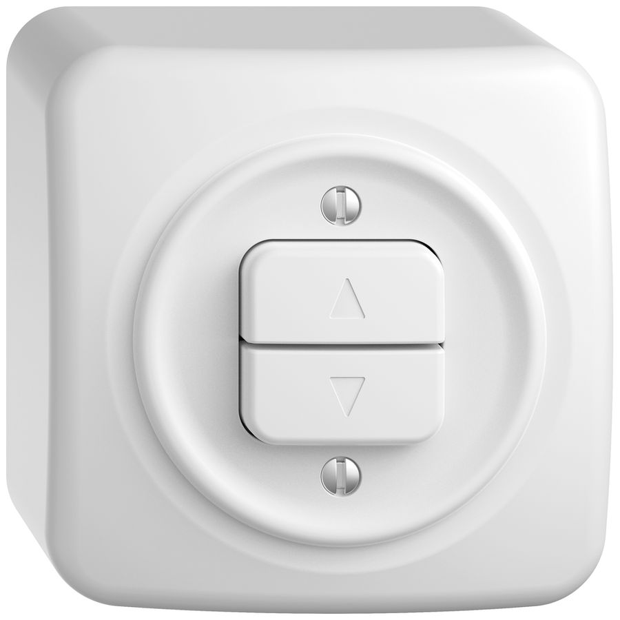 AP-Storentaster STANDARDdue SNAPFIX® 10A 250V 2 Tasten 1 Kanal ws