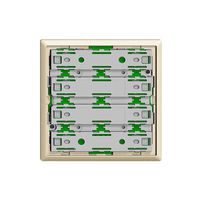 KNX-Funktionseinsatz RGB 1…8-fach EDIZIOdue crema mit LED, mit Temperaturfühler