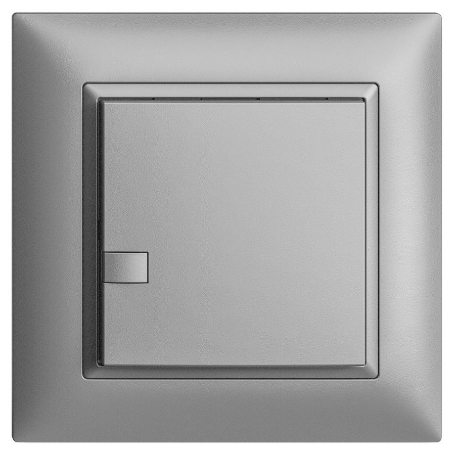 UP-KNX-Taster RGB EDUE FMI, 250mW, o.LED, 1×Taste, 1×Tastenb., si